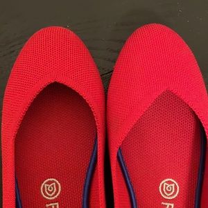 Rothy’s red ballet flat 9.5